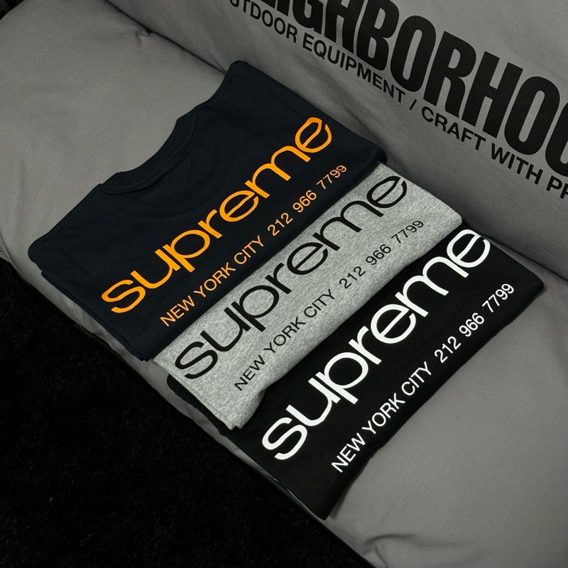 ZERO》 - SUPREME 23FW NYC LOGO TEE | 蝦皮購物